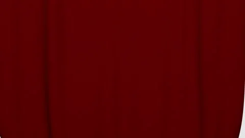 Red Curtain Transition Animation on Alpha Channel, Loop 库存影片 306438829