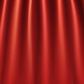 Red curtains background Stock Illustration