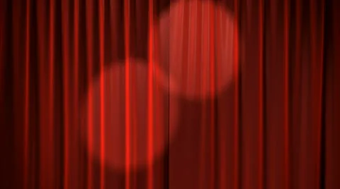 Red Curtains Stock Footage 882558