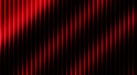 Red curtains with light shining through them Illustrazione stock