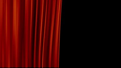 Red Curtains Opening and Closing Transition - Red Curtains Opening and closing Stock Footage 256126745