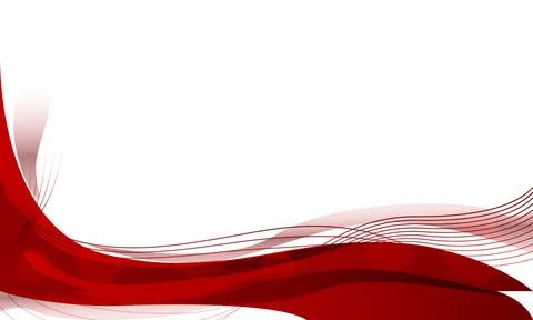 Red curve abstract wave backdrop design background Stock Illustration