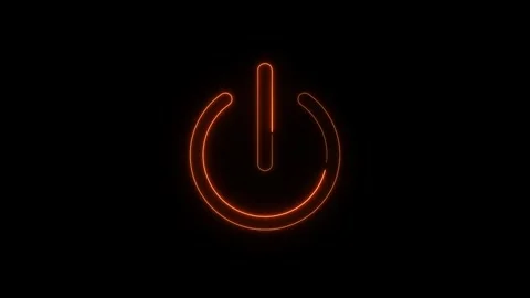Red curved lightning bolt on dark background Stock Footage 333782264