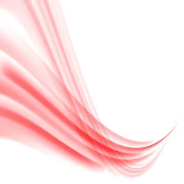 Red curved lines abstract background. Stock Illustration