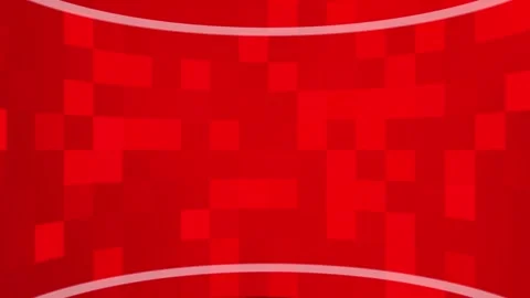 Red Curved Pixelated Background Loop. Stock Footage 286435538