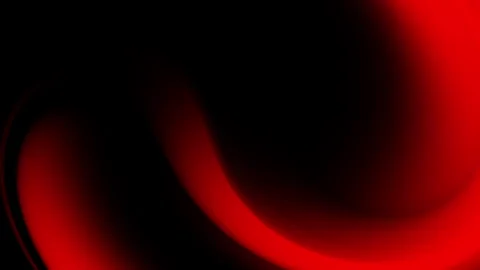 Red curves flow on dark background creating abstract art. 스톡 동영상 297575343