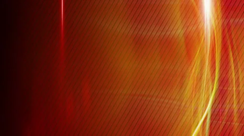 Red curvy lights techno loop back Stock Footage 33846615