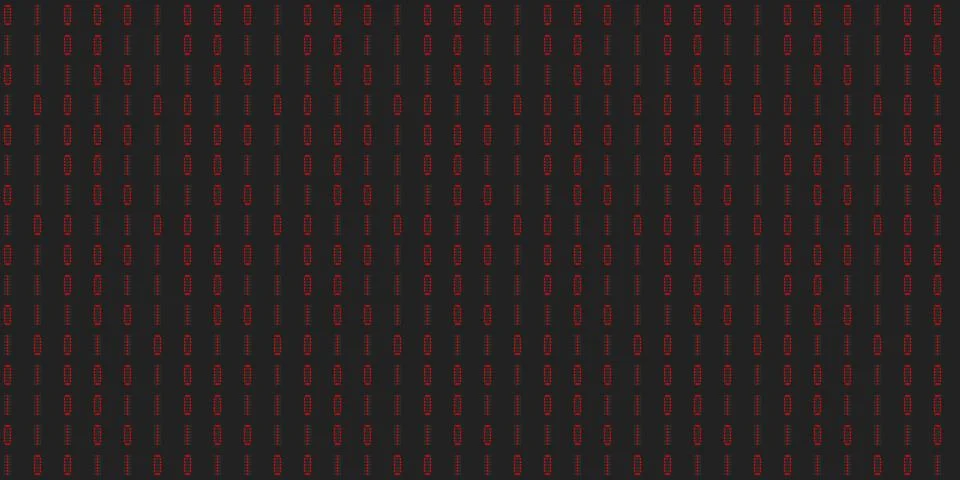 Red cyberspace texture. Numeric binary creative surface. Numeral tech desig.. Stock Illustration