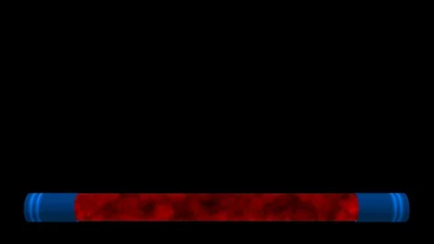 Red Cylinder Type Lower Third Stock Footage 96231305