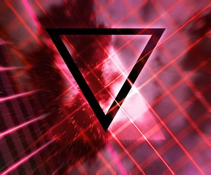 Red daft punk abstract background Stock Illustration