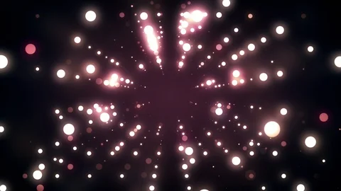 Red Dance Lights Tunnel Stock Footage 97406049
