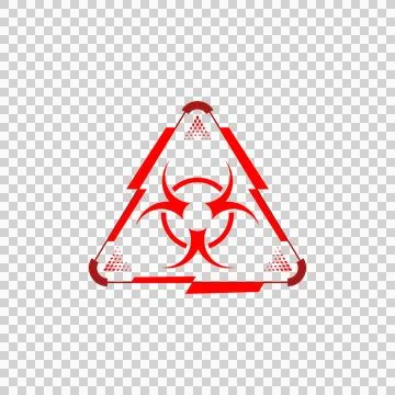 Red danger and warning interface element game icon graphic 스톡 일러스트