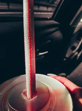 Red in the dark 스톡 사진