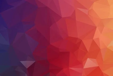Red Dark Polygonal Mosaic Background. geometric pattern, triangles background Stock Illustration