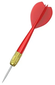 Red Dart Arrow. Stock Illustration