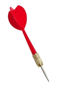 Red darts arrow Foto stock