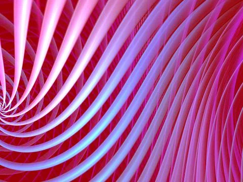 Red Decorative abstract background for modern design. colored fractals and ge Stock Illustration