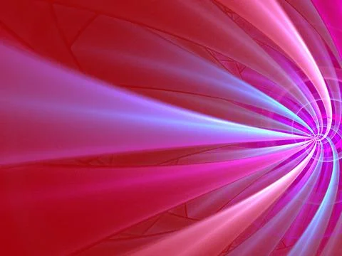 Red Decorative abstract background for modern design. colored fractals and ge 스톡 일러스트