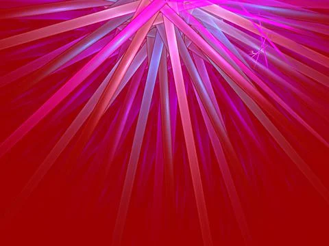 Red Decorative abstract background for modern design. colored fractals and ge 스톡 일러스트