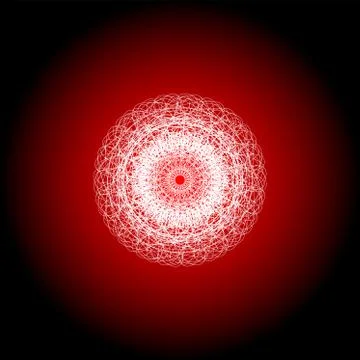 Red Decorative design certificate elements. guilloche Patterns set Illustrazione stock