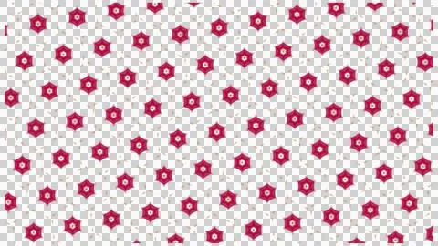 Red Decorative Pattern on White Background Texture Stock Illustration