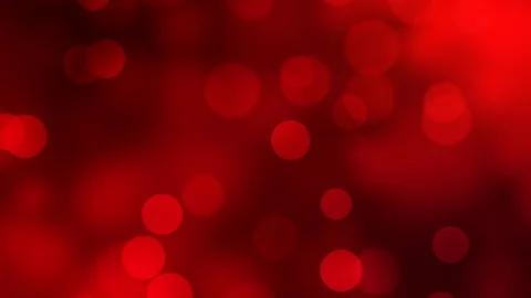 Red Defocused Moving Particles, 4K Video. Stock Footage 120233565