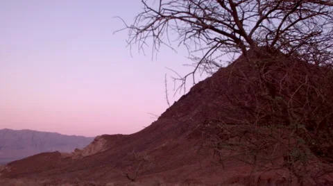 Red desert landscape Video stock 58234741