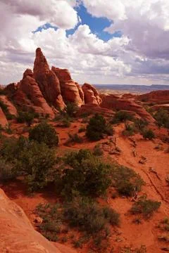 Red desert Stock Photos