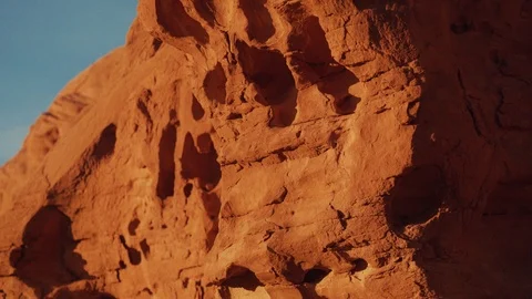Red Desert Rock in Moab UT Stock Footage 86036236