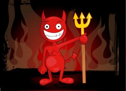 Red devil Stock Illustration
