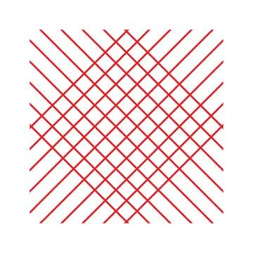 Red Diagonal Line Grid Pattern 스톡 일러스트