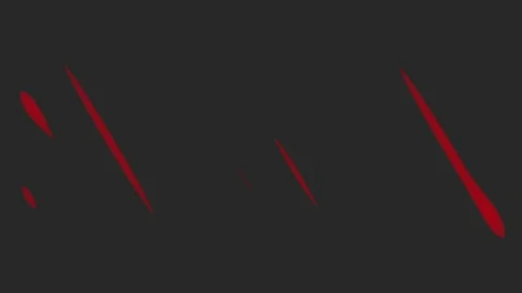 Red Diagonal Small Lines Ink Splashes Flowing Loop Background Stock Footage 203582289