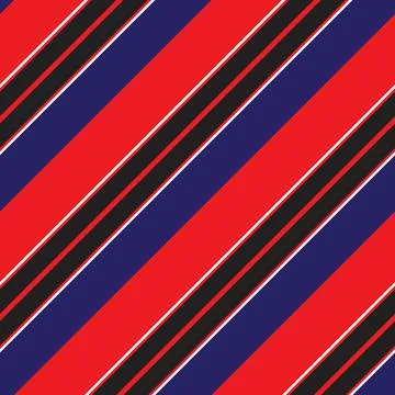 Red diagonal striped seamless pattern background Illustrazione stock