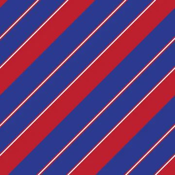 Red diagonal striped seamless pattern background Stock Illustration