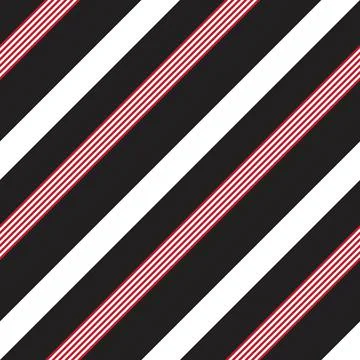 Red diagonal striped seamless pattern background Illustrazione stock