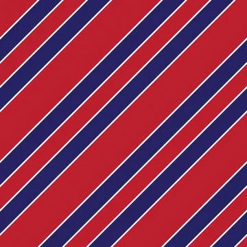 Red diagonal striped seamless pattern background Stockillustratie
