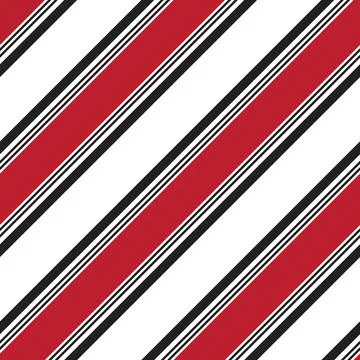 Red diagonal striped seamless pattern background Stock Illustration