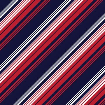 Red diagonal striped seamless pattern background Illustrazione stock
