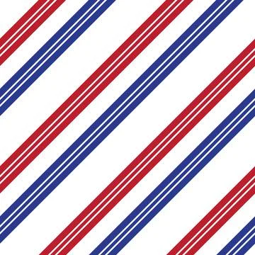 Red diagonal striped seamless pattern background Stockillustratie