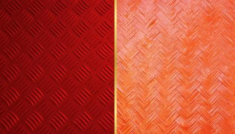 Red diamond metal background Stock Illustration