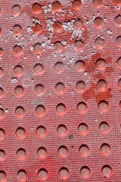 Red Diamond Plate Foto stock