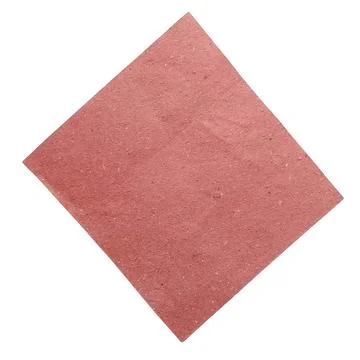 Red diamond shape against black background textured surface Stock Illustration