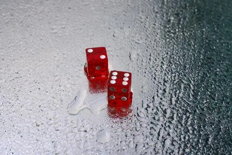 Red dice 3 Stock-Fotos