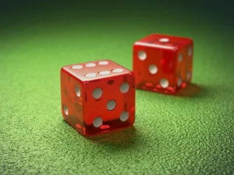 Red Dice Stock Illustration