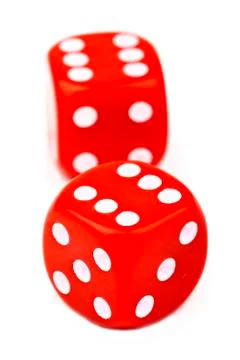 Red Dice Stock Photos