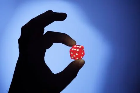 Red dice Stock Photos