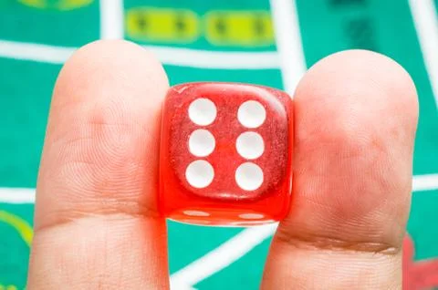 Red dice Stock Photos