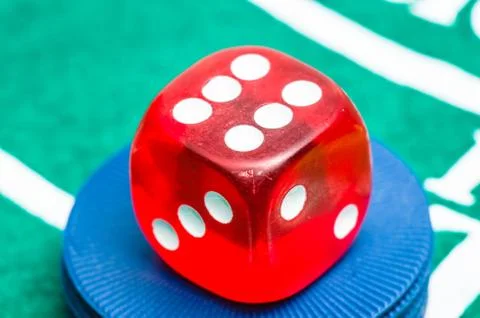 Red dice Stock Photos