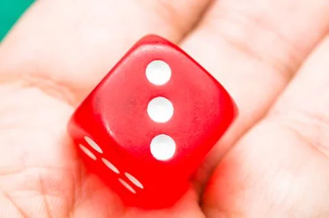 Red dice Stock Photos