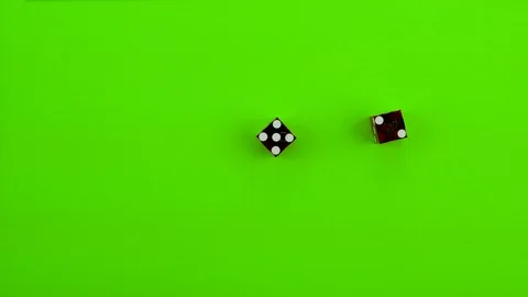 Red Dice Rolling Seven (all combinations) 動画素材 87999712